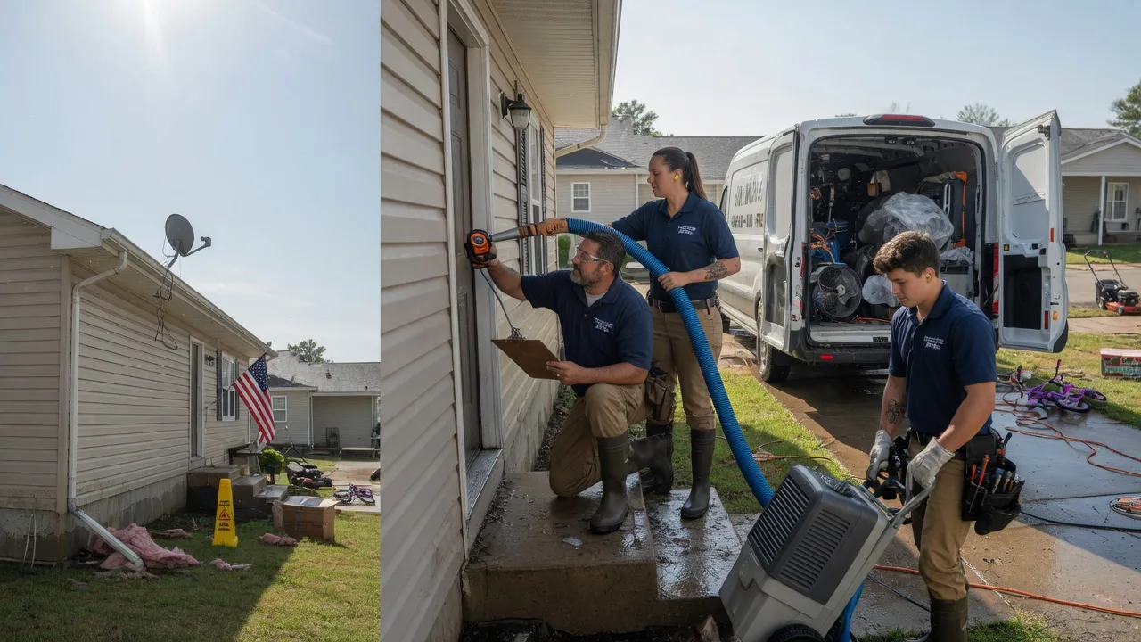 Ceiling Water Damage Restoration in West Frankfort, IL near me