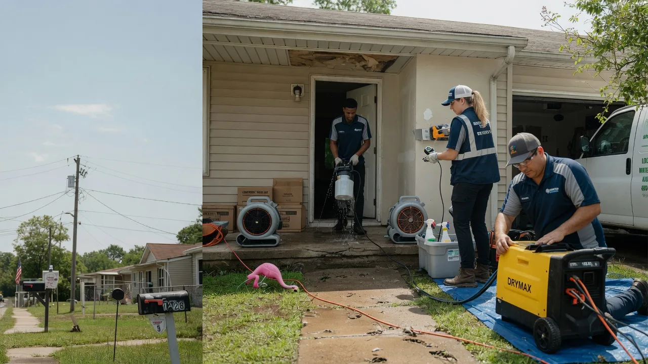 Storm Damage Water Removal in West Frankfort, IL near me